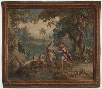 Apollo og Daphne av design by Charles de La Fosse; cartoon by Zeger Jacob van Helmont