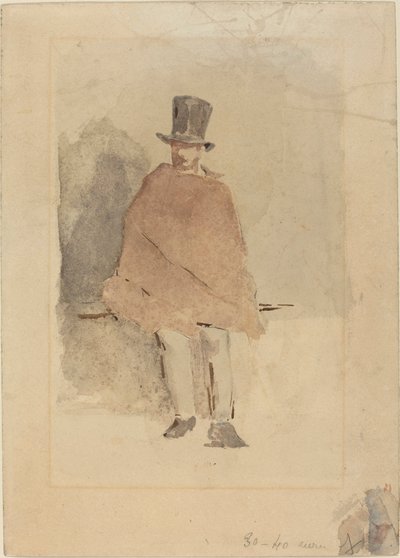 Mannen i den høye hatten av Édouard Manet