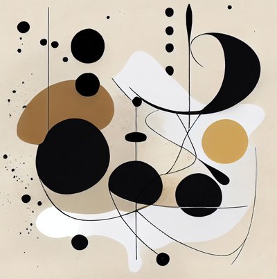 Bohau abstrakt kunst av F. Abderrahim