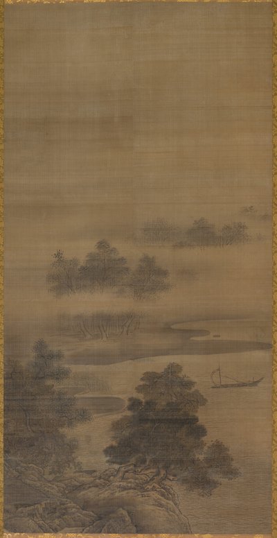 Landskap av follower of Sesshū Tōyō