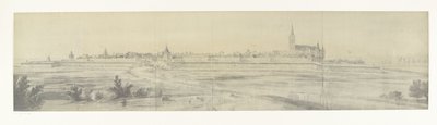 Utsikt over Elburg, 1672 Fotografier av tegninger av den franske invasjonen av Nederland i 1672 av Adam Frans van der Meulen holdt i Manufacture des Gobelins (serietittel) av frères Moreau