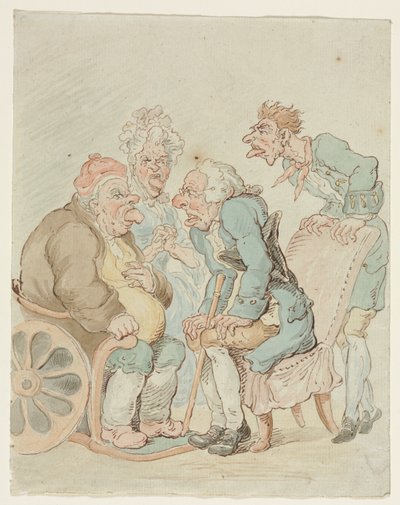 Doktor av imitator of Thomas Rowlandson