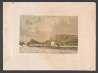 Caracas Bay Curacao. Caraccas Bay (tittel på objekt) Vestindia (serietittel på objekt) Utsikt fra Nederland