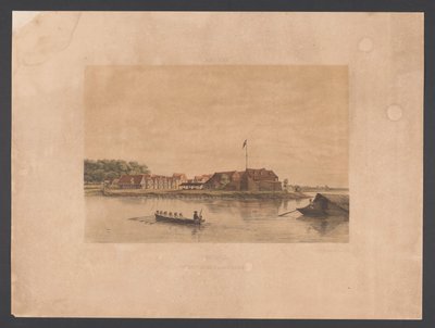 Fort Zeelandia i Paramaribo Surinam. Utsikt over Fort Zelandia i Paramaribo (tittel på objekt) Vestindia (serietittel på objekt) Utsikt fra Nederland