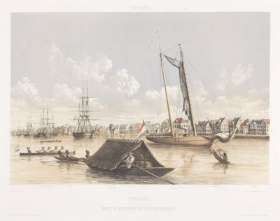 Utsikt over vannkanten og veigården til Paramaribo Utsikt fra Nederland