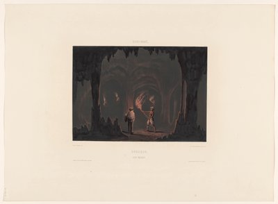 Caves of Hato Curacao. Cave of Hato (tittel på objekt) av jonkheer Jacob Eduard van Heemskerck