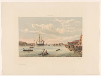 Willemstad Inntektene til havnen i Curaçao (tittel på objekt) av jonkheer Jacob Eduard van Heemskerck