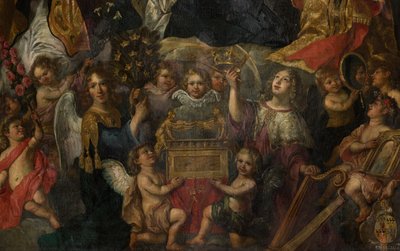 Sognekirke (Sint-Walburgakerk). Maleri. Nicolas De Liemaeckere. av or Liemaecker Nicolaas de Liemakere