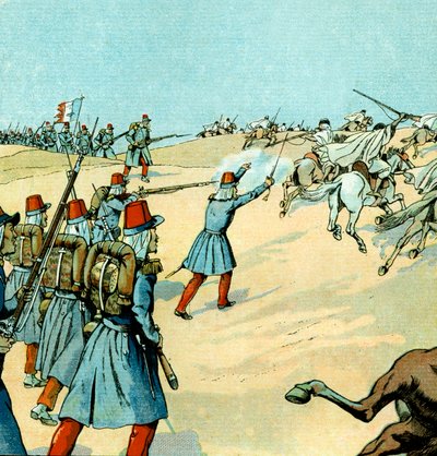 Erobringen av Algerie av den franske hæren i 1830 av pseudonym for Onfray de Breville Jacques Job