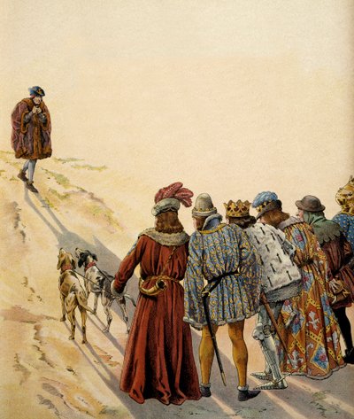 Frankrikes historie i middelalderen (middelalderen): Greve av Charolais (den gang Karl Temeraire (1433-1477), Francois II, hertug av Bretagne (1433-1488), Karl av Frankrike, hertug av Berry og bror til kongen (1446-1472), Johannes II, hertug av Bourbon (14 av pseudonym for Onfray de Breville Jacques Job