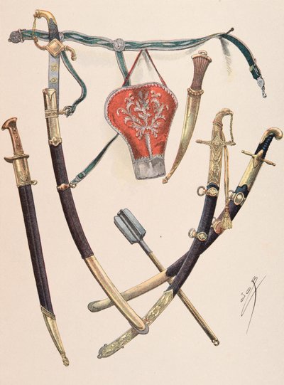 Jacques Marie Gaston Onfroy de Breville dit JOB (1858-1931) - Antrekk til de franske troppene til enhver tid: Arms a l