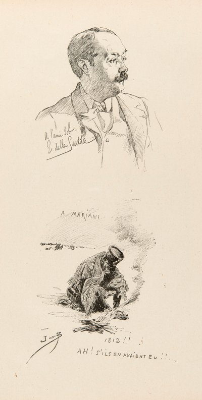 Portrett av Job (Jacques Marie Gaston Onfroy de Breville av pseudonym for Onfray de Breville Jacques Job