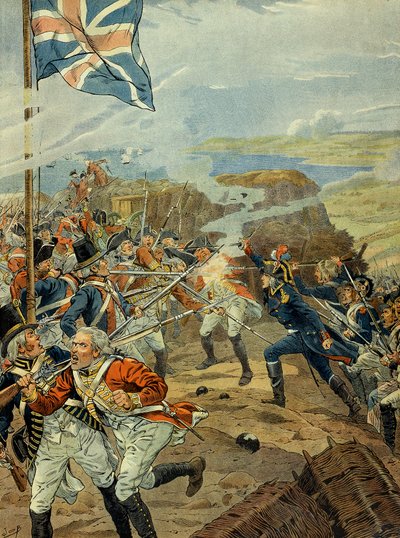 Rhinens Armee og den franske revolusjonen 1789: Napoleon I Bonaparte (1769-1821) anklaget engelskmennene ved Toulon i 1793. Grensene til Sør-Frankrike er invadert av makter koalisert mot revolusjonen. Engelskmennene okkuperte særlig Toulon av pseudonym for Onfray de Breville Jacques Job
