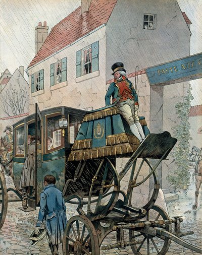 Møte med Napoleon I Bonaparte av pseudonym for Onfray de Breville Job