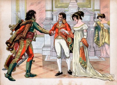 Den første konsulen Napoleon I Bonaparte av pseudonym for Onfray de Breville Job