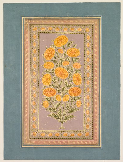 Blomstrende ringblomst av style of Hunhar II