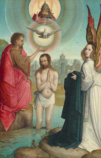 Kristi dåp, ca. 15081519. av the Elder Juan de Flandes