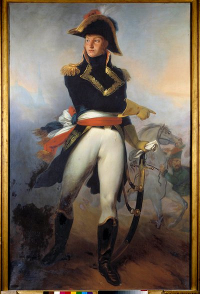 Portrett i full lengde av general Jean Andoche Junot (Jean-Andoche) (1771-1813) Maleri av Raverat Vincent Nicolas Raverat (1801-1865) 1800-tallet. Paris, hærmuseet av vincent Nicolas Raverat