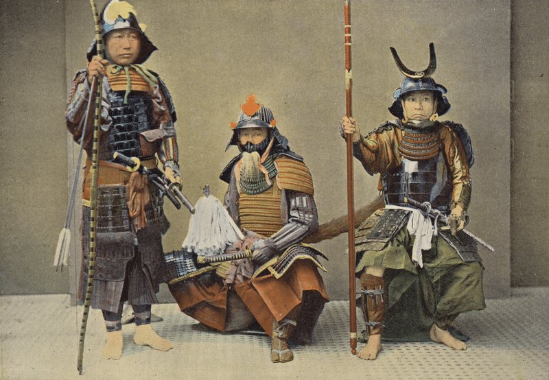 Samurai gruppe av European Photographer
