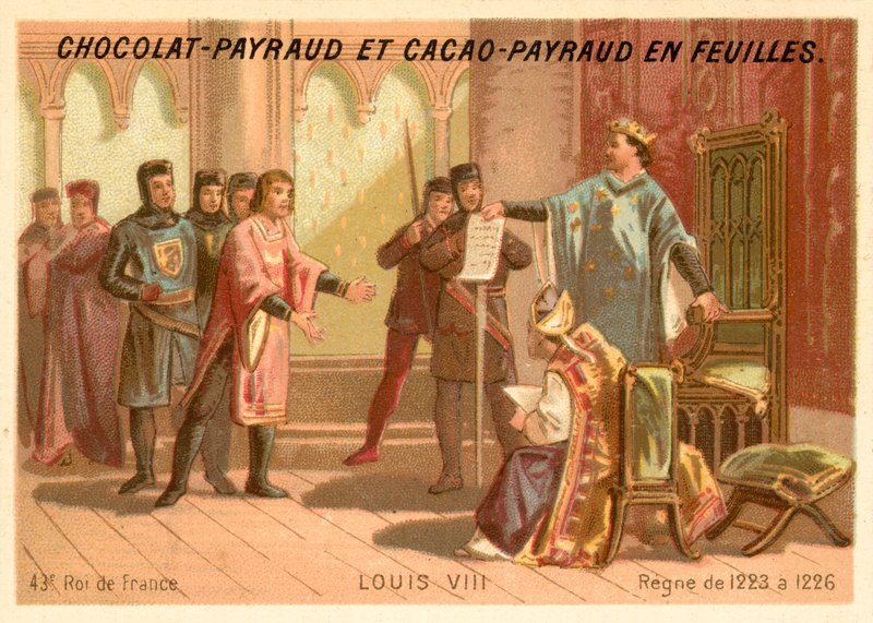 Louis VIII av Frankrike av French School