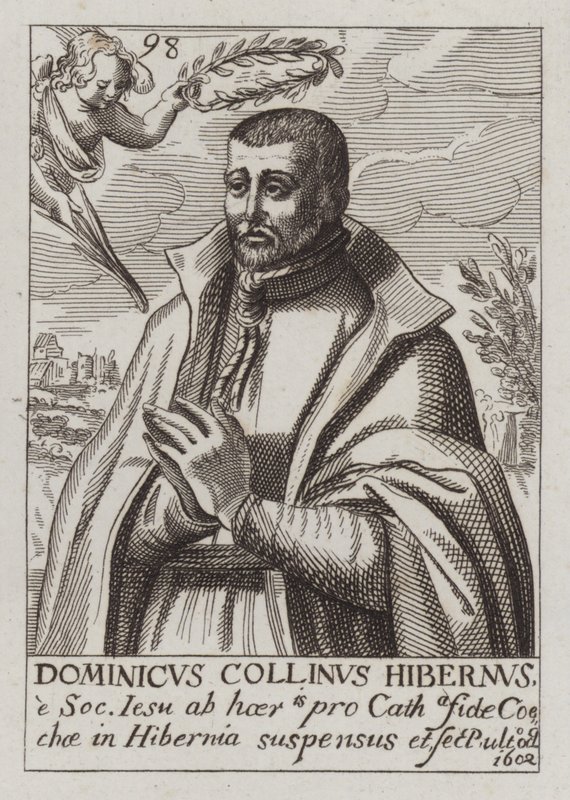 Dominic Collins, irsk jesuitt og katolsk martyr (gravering) av (after) English School