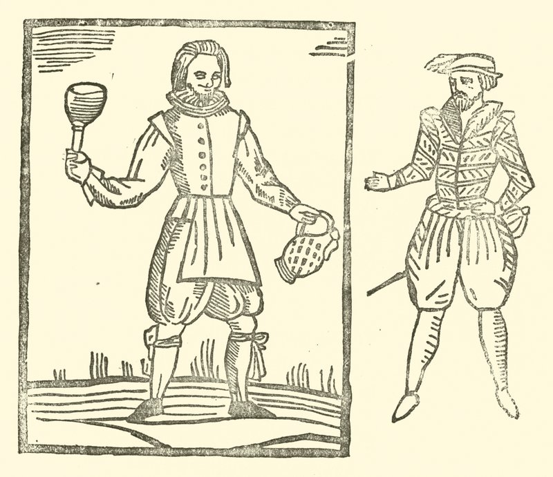 Illustrasjon for The Roxburghe Ballads (tresnitt) av (after) English School