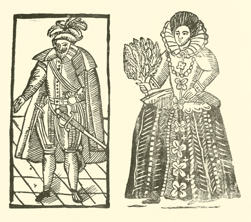 Illustrasjon for The Roxburghe Ballads (tresnitt) av (after) English School