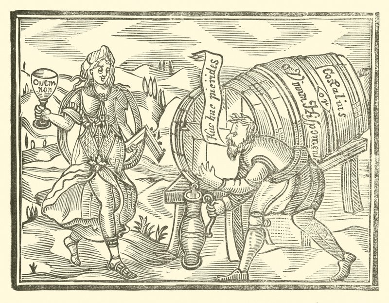 Illustrasjon for The Roxburghe Ballads (tresnitt) av (after) English School