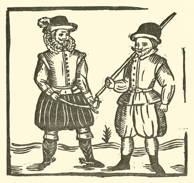 Illustrasjon for The Roxburghe Ballads (tresnitt) av (after) English School