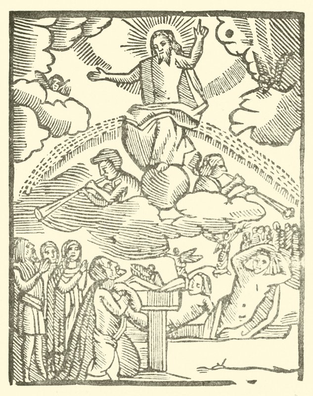 Illustrasjon for The Roxburghe Ballads (tresnitt) av (after) English School