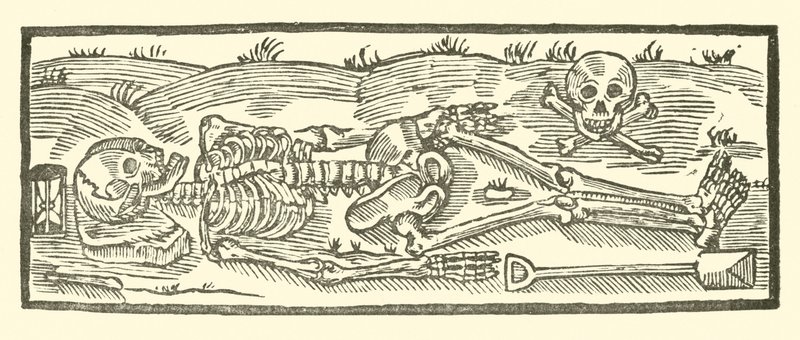 Illustrasjon for The Roxburghe Ballads (tresnitt) av (after) English School