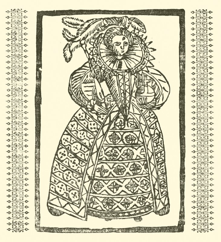 Illustrasjon for The Roxburghe Ballads (tresnitt) av (after) English School