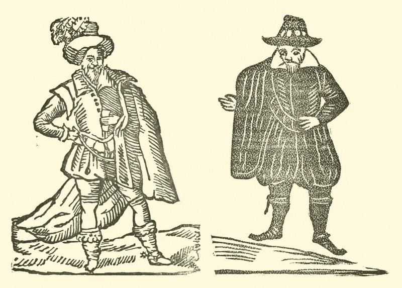 Illustrasjon for The Roxburghe Ballads (tresnitt) av (after) English School