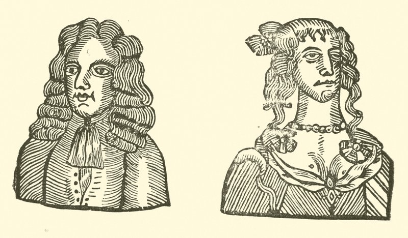 Illustrasjon for The Roxburghe Ballads (tresnitt) av (after) English School