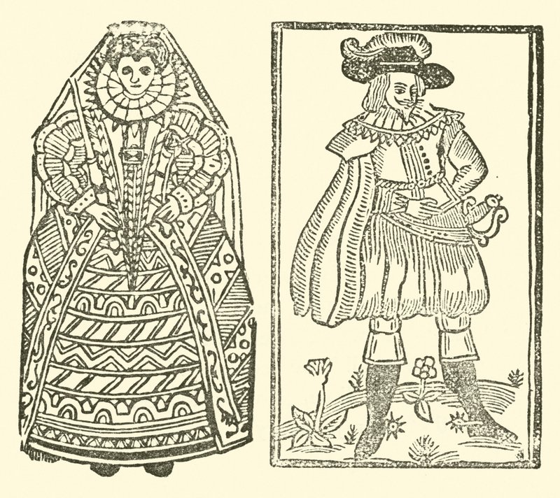 Illustrasjon for The Roxburghe Ballads (tresnitt) av (after) English School