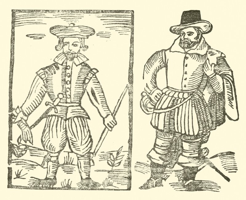 Illustrasjon for The Roxburghe Ballads (tresnitt) av (after) English School
