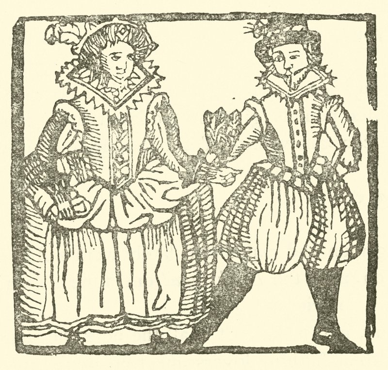 Illustrasjon for The Roxburghe Ballads (tresnitt) av (after) English School