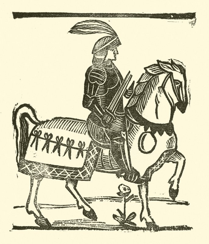 Illustrasjon for The Roxburghe Ballads (tresnitt) av (after) English School