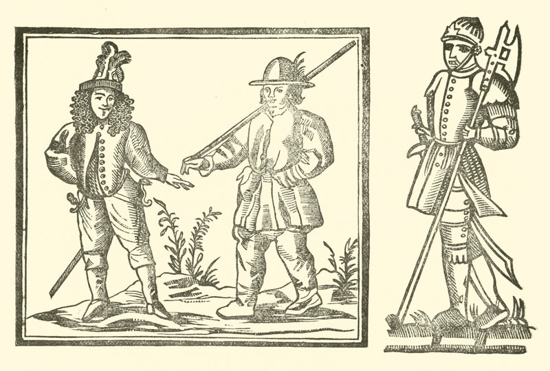 Illustrasjon for The Roxburghe Ballads (tresnitt) av (after) English School
