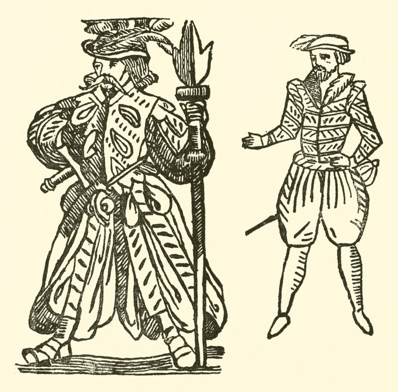 Illustrasjon for The Roxburghe Ballads (tresnitt) av (after) English School