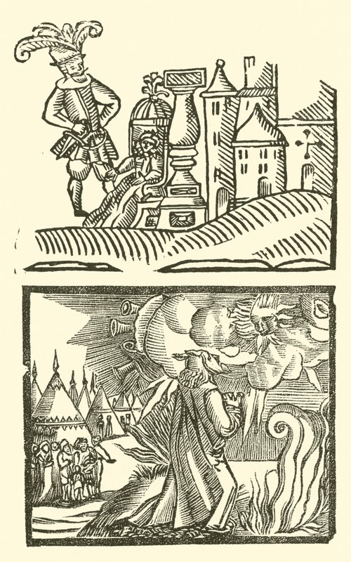 Illustrasjon for The Roxburghe Ballads (tresnitt) av (after) English School