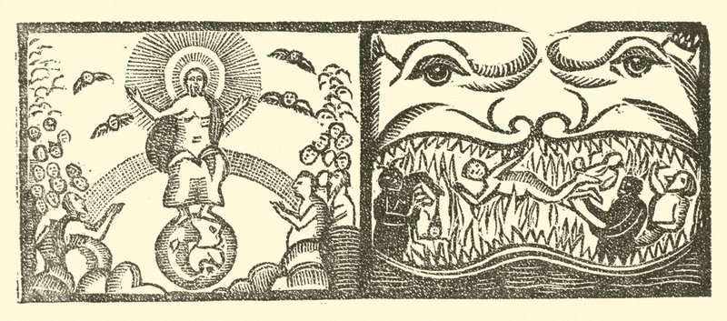 Illustrasjon for The Roxburghe Ballads (tresnitt) av (after) English School