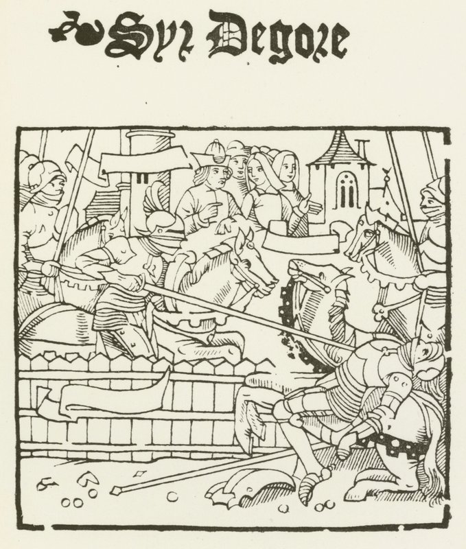 Sir Degore (gravering) av (after) English School