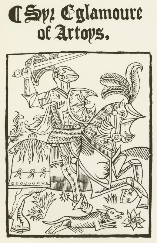 Sir Eglamoure Of Artoys (gravering) av (after) English School