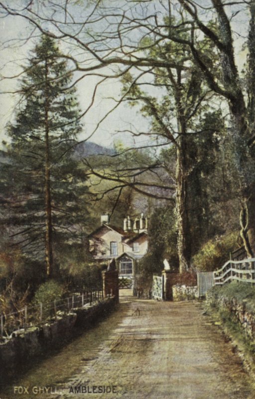 Fox Ghyll, Ambleside, Lake District (farget bilde) av (after) English photographer