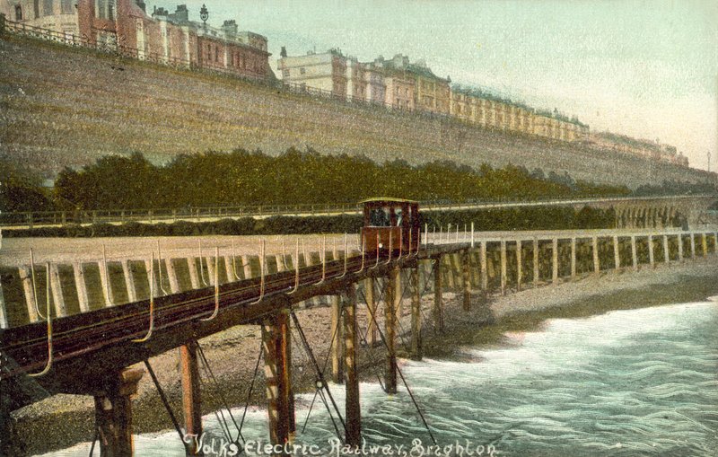 Volks Electric Railway, Brighton (fargebilde) av (after) English photographer