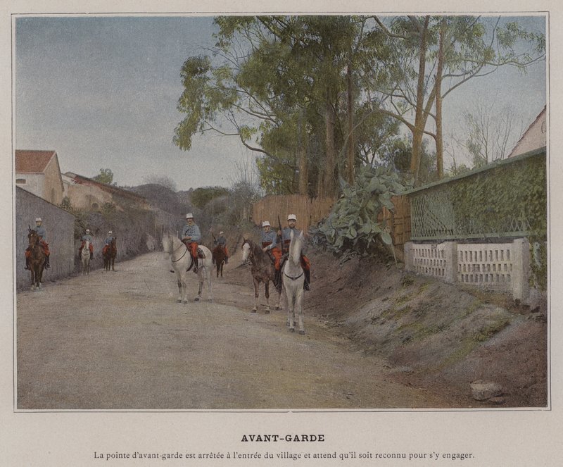 Avantgarde (farget bilde) av (after) French Photographer
