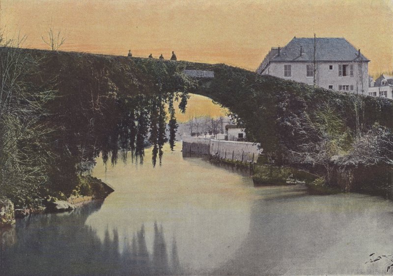 Betharram, Le Pont (farget bilde) av (after) French Photographer