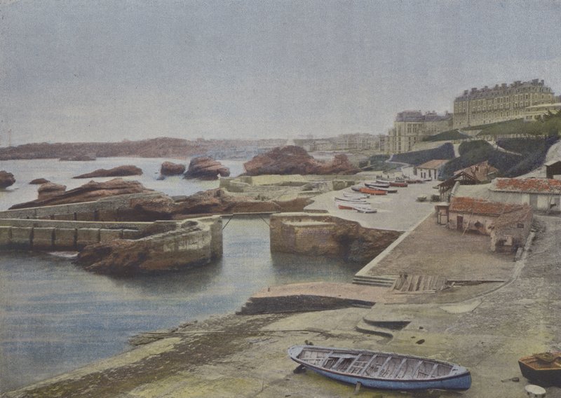 Biarritz, Port-Vieux (farget bilde) av (after) French Photographer