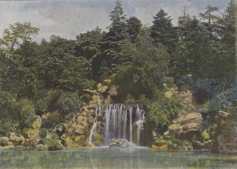 Bois de Boulogne, Fossen (farget bilde) av (after) French Photographer